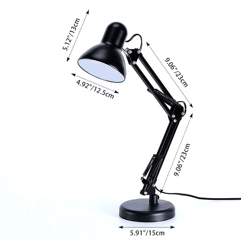 Modern Nordic Adjustable Arm Table Lamp Iron Table Lamp