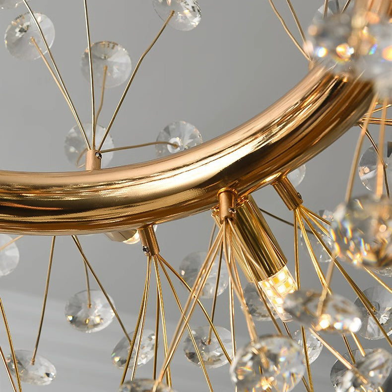 Modern Gold 9-Light Floor Lamp