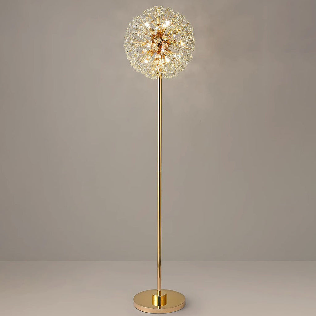 Modern Gold 9-Light Floor Lamp