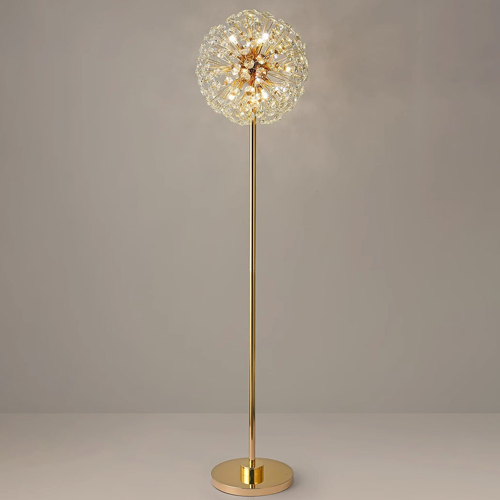 Modern Gold 9-Light Floor Lamp