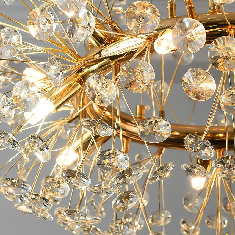 Modern Gold 9-Light Floor Lamp