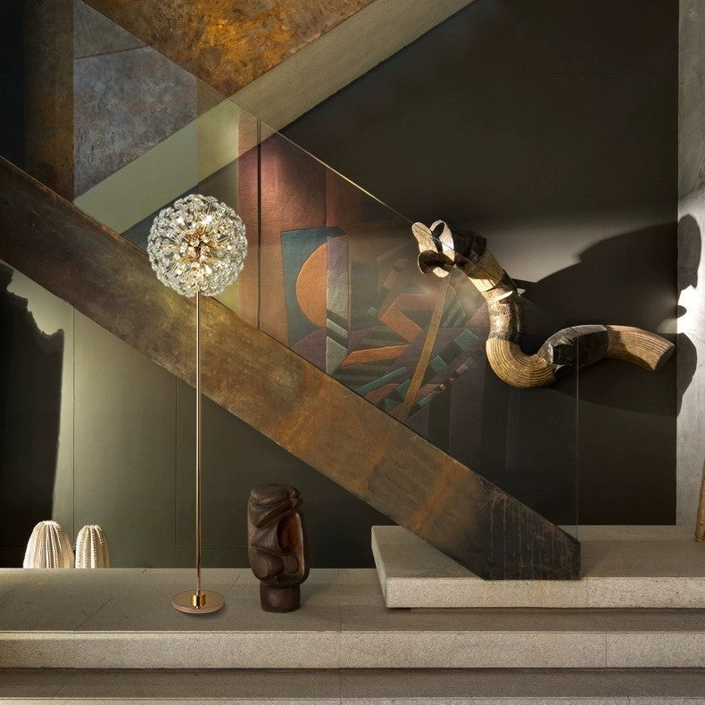 Modern Gold 9-Light Floor Lamp