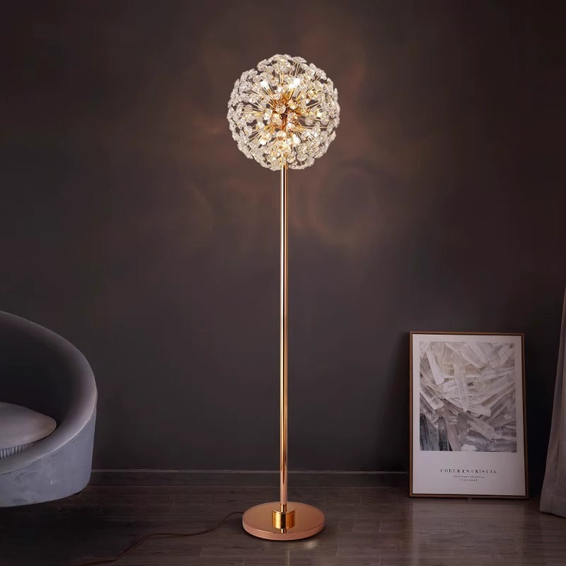 Modern Gold 9-Light Floor Lamp