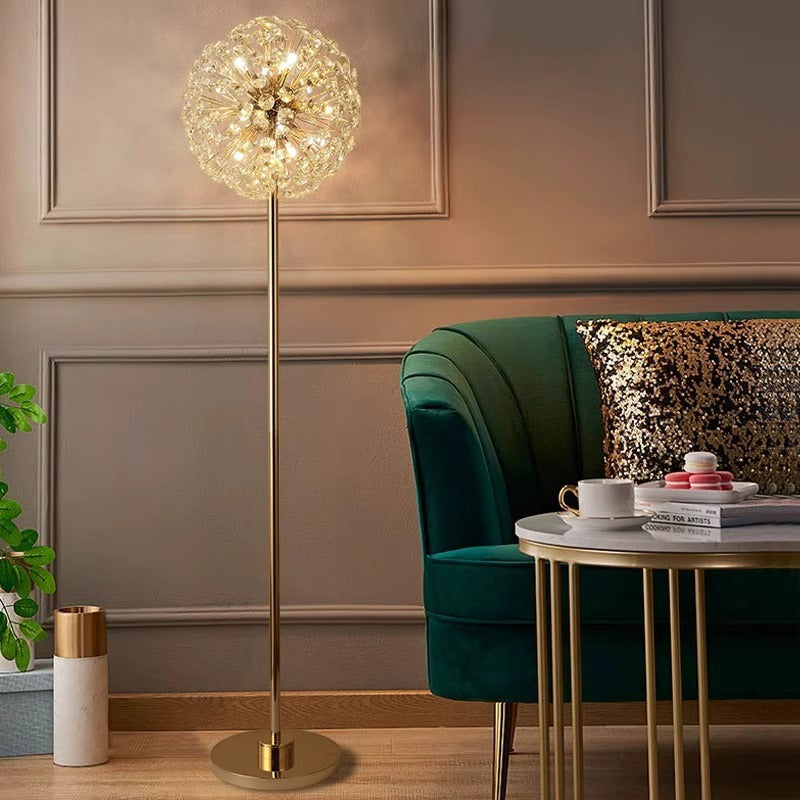 Modern Gold 9-Light Floor Lamp