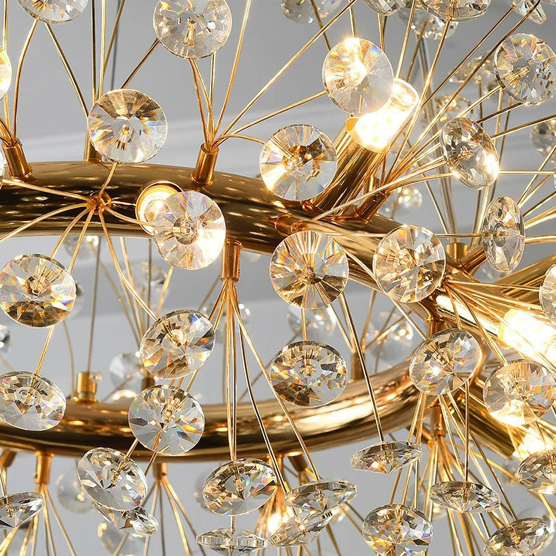 Modern Gold 9-Light Floor Lamp