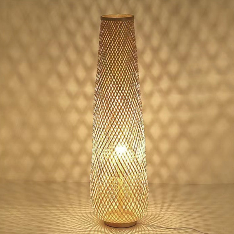 Japanese Yellow Floor Lamp