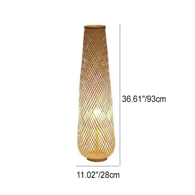 Japanese Yellow Floor Lamp