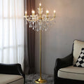 European Gold 7-Light Floor Lamp