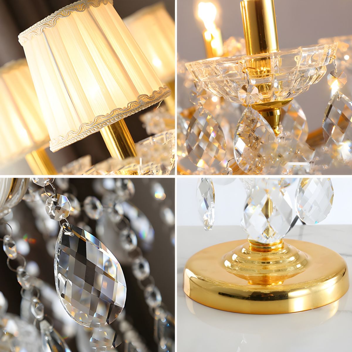 European Gold 7-Light Floor Lamp