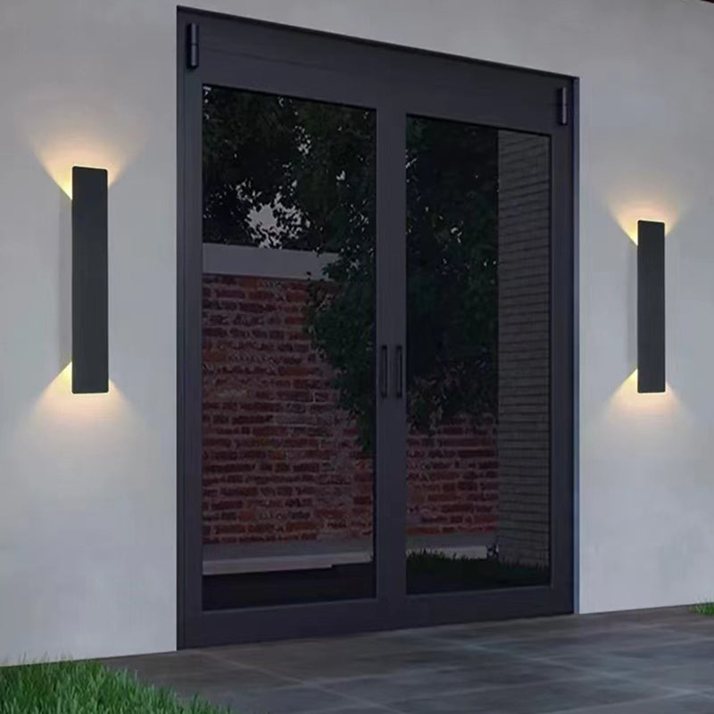 Modern Minimalist Long Strip Aluminum Acrylic Wall Sconce