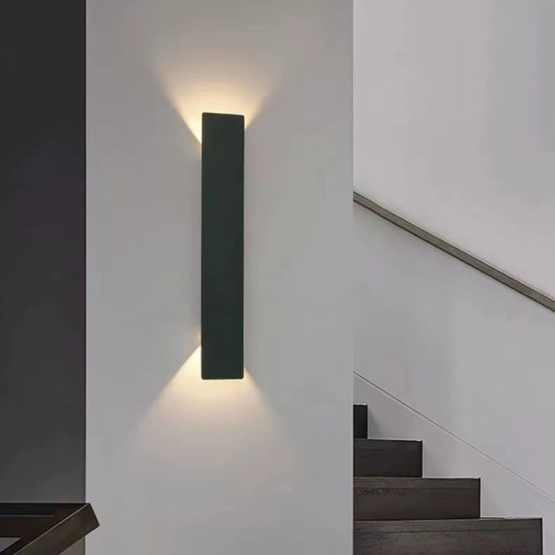 Modern Minimalist Long Strip Aluminum Acrylic Wall Sconce