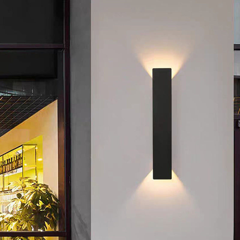 Modern Minimalist Long Strip Aluminum Acrylic Wall Sconce