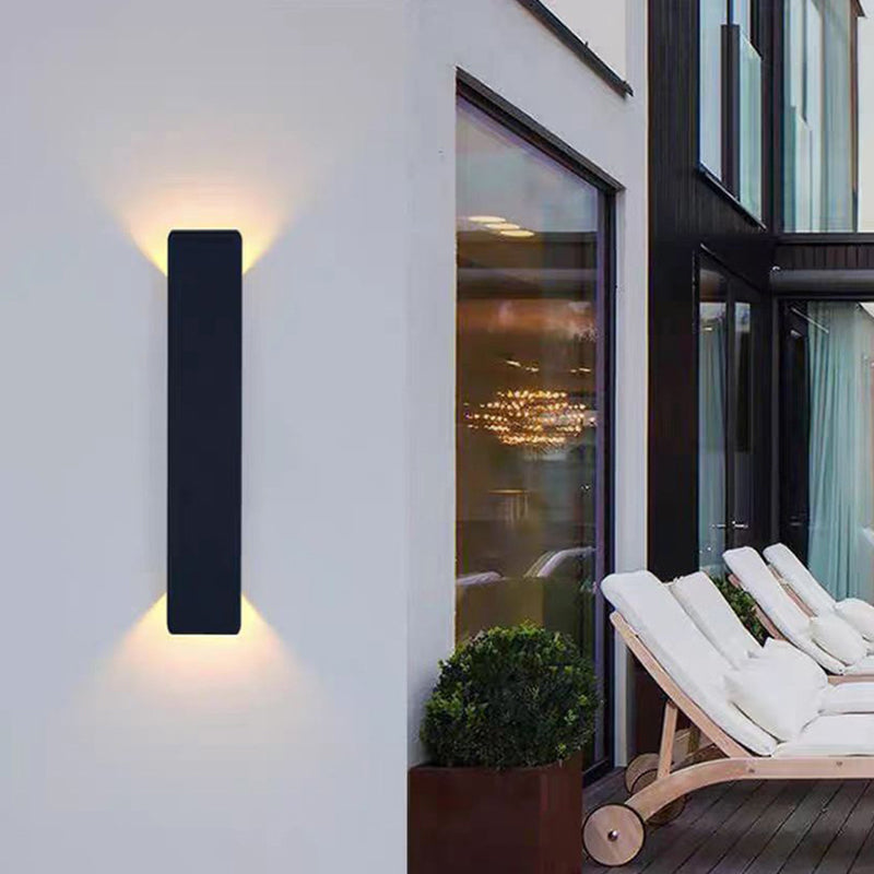 Modern Minimalist Long Strip Aluminum Acrylic Wall Sconce
