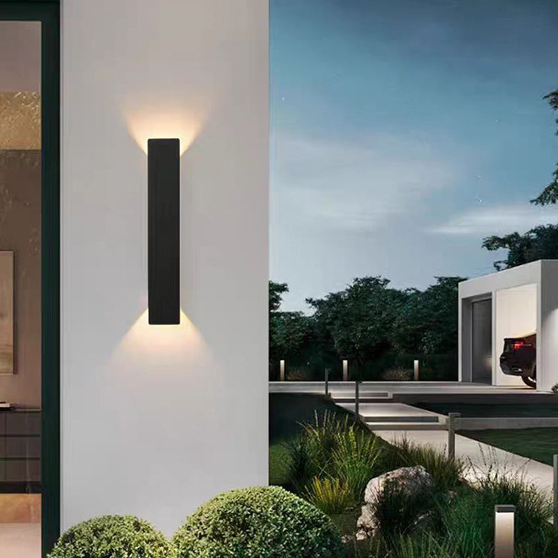 Modern Minimalist Long Strip Aluminum Acrylic Wall Sconce