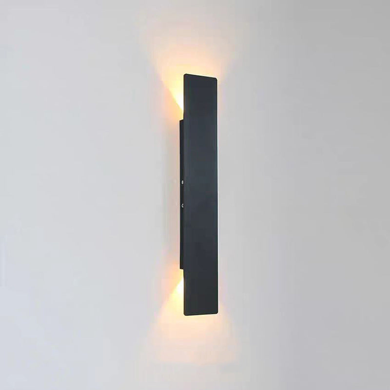 Modern Minimalist Long Strip Aluminum Acrylic Wall Sconce