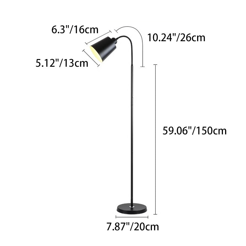 Nordic Black Arc Floor Lamp