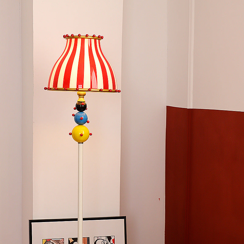 Contemporary Red Floor Lamp