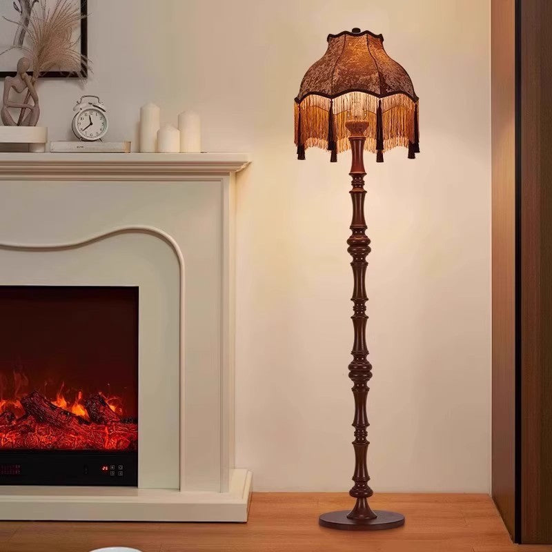 European Brown Floor Lamp