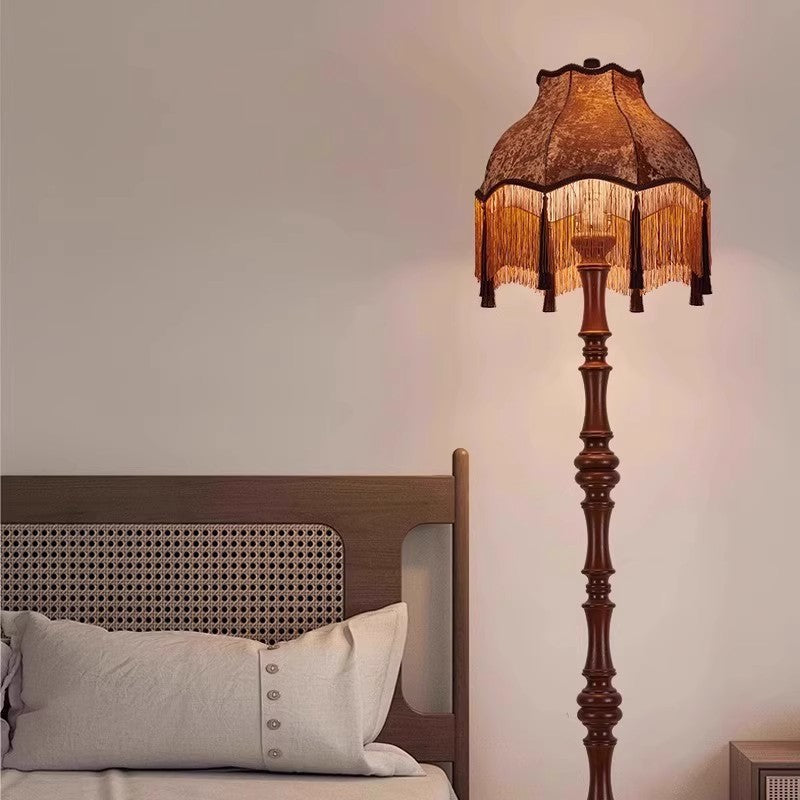 European Brown Floor Lamp