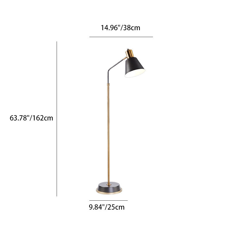 Scandinavian Black Floor Lamp