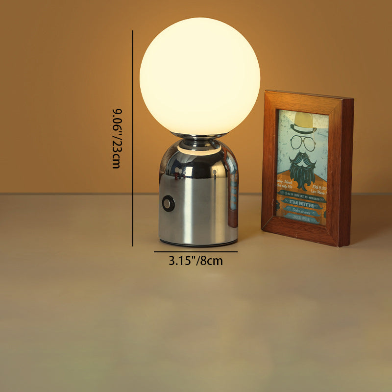 Modern Scandinavian Round Orb LED Table Lamp Table Lamp