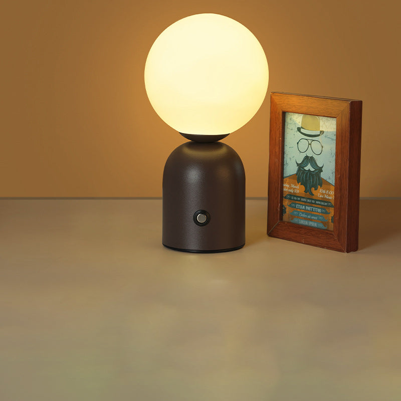 Modern Scandinavian Round Orb LED Table Lamp Table Lamp
