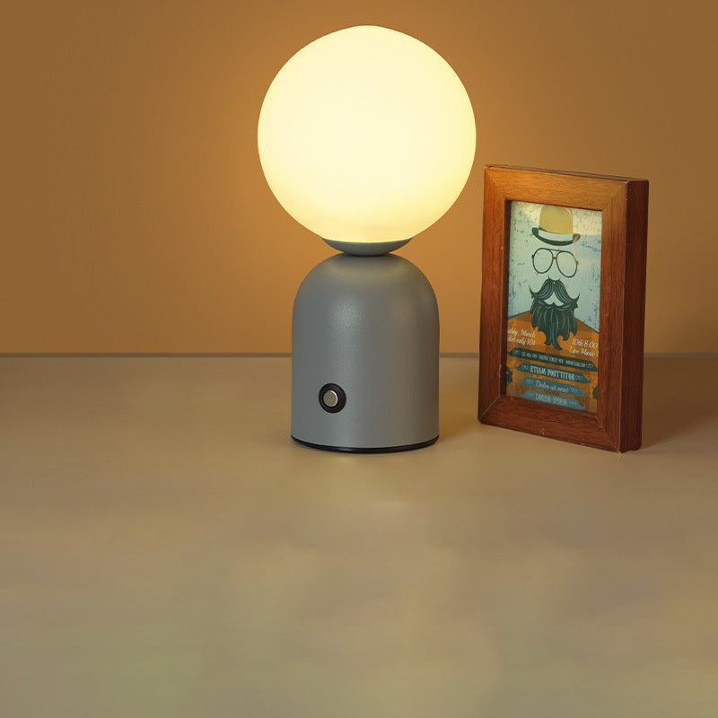 Modern Scandinavian Round Orb LED Table Lamp Table Lamp
