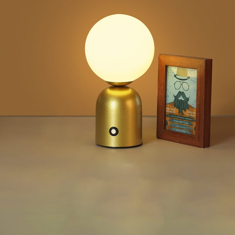 Modern Scandinavian Round Orb LED Table Lamp Table Lamp