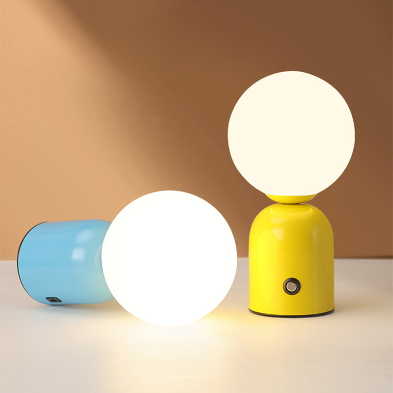 Modern Scandinavian Round Orb LED Table Lamp Table Lamp