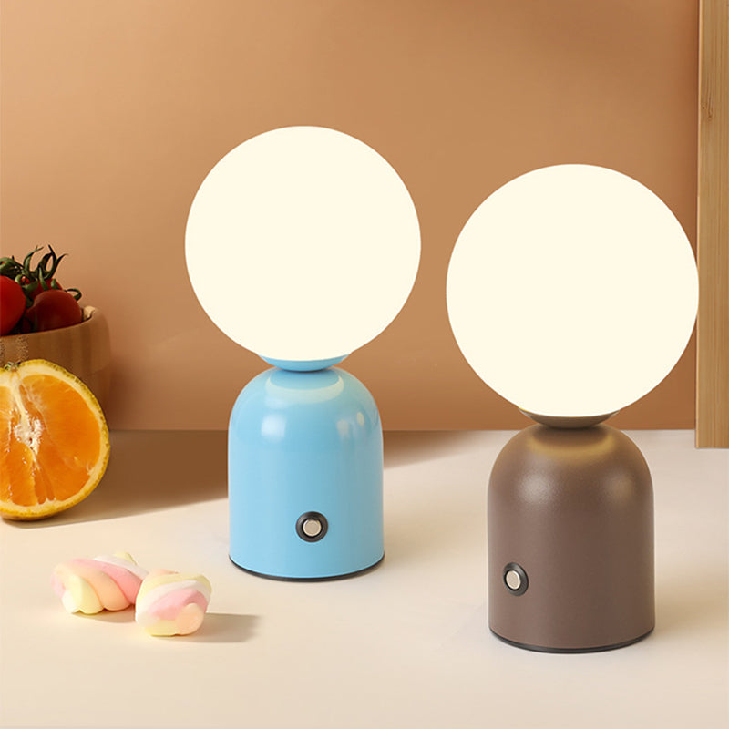 Modern Scandinavian Round Orb LED Table Lamp Table Lamp
