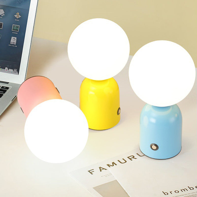 Modern Scandinavian Round Orb LED Table Lamp Table Lamp
