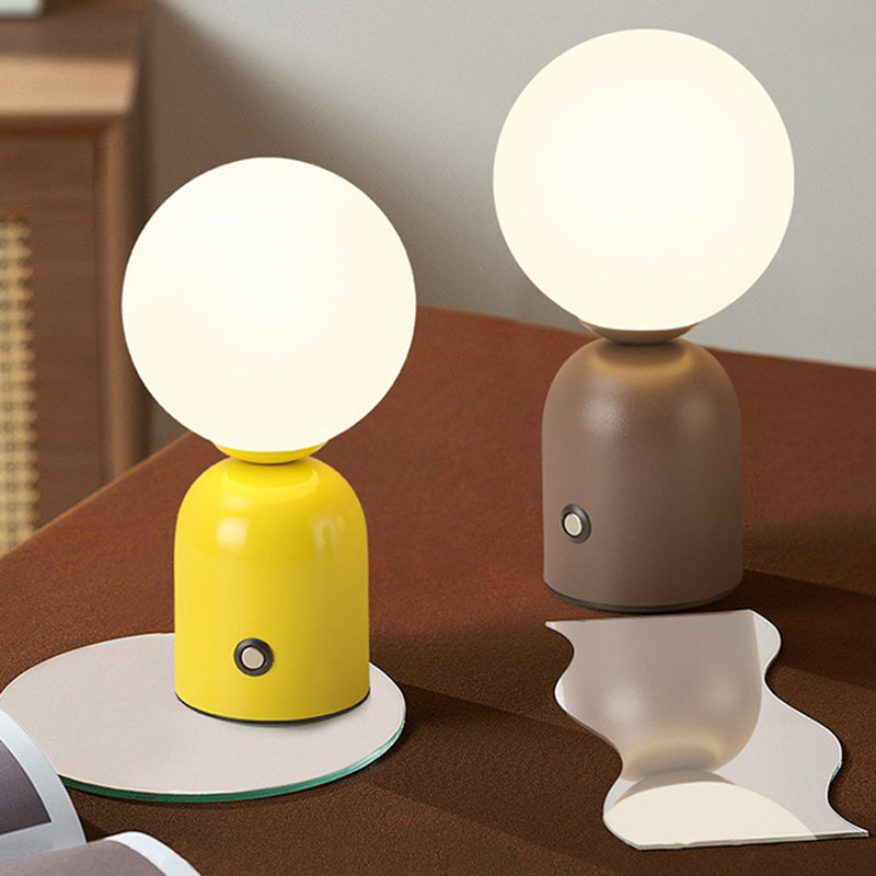 Modern Scandinavian Round Orb LED Table Lamp Table Lamp