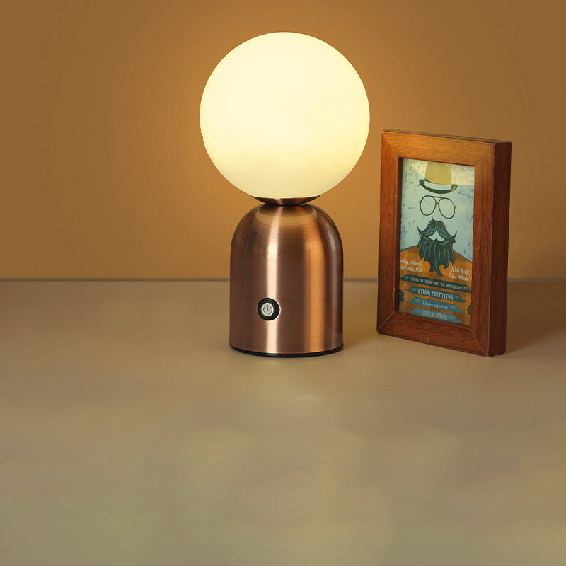 Modern Scandinavian Round Orb LED Table Lamp Table Lamp