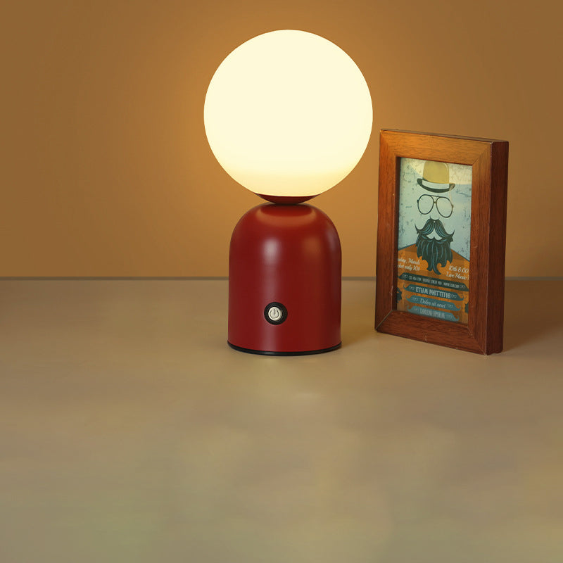 Modern Scandinavian Round Orb LED Table Lamp Table Lamp