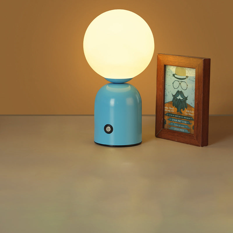 Modern Scandinavian Round Orb LED Table Lamp Table Lamp