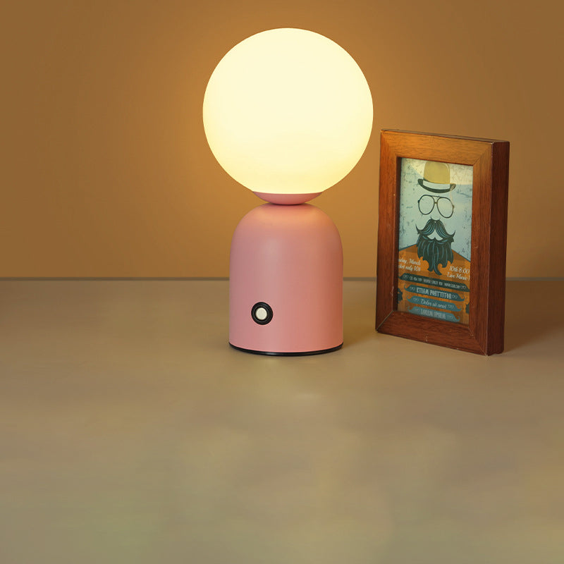 Modern Scandinavian Round Orb LED Table Lamp Table Lamp