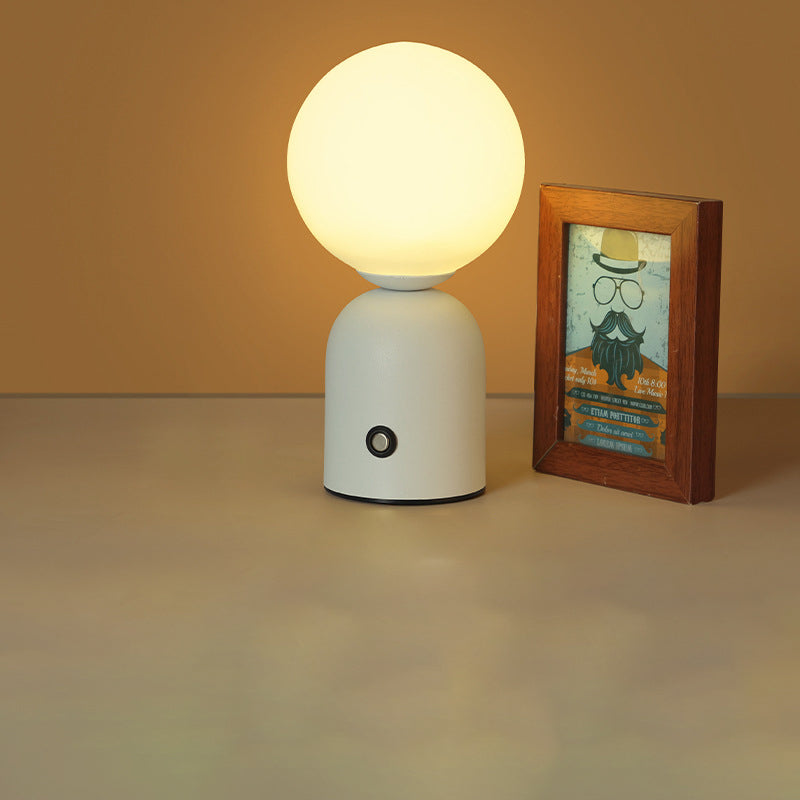 Modern Scandinavian Round Orb LED Table Lamp Table Lamp
