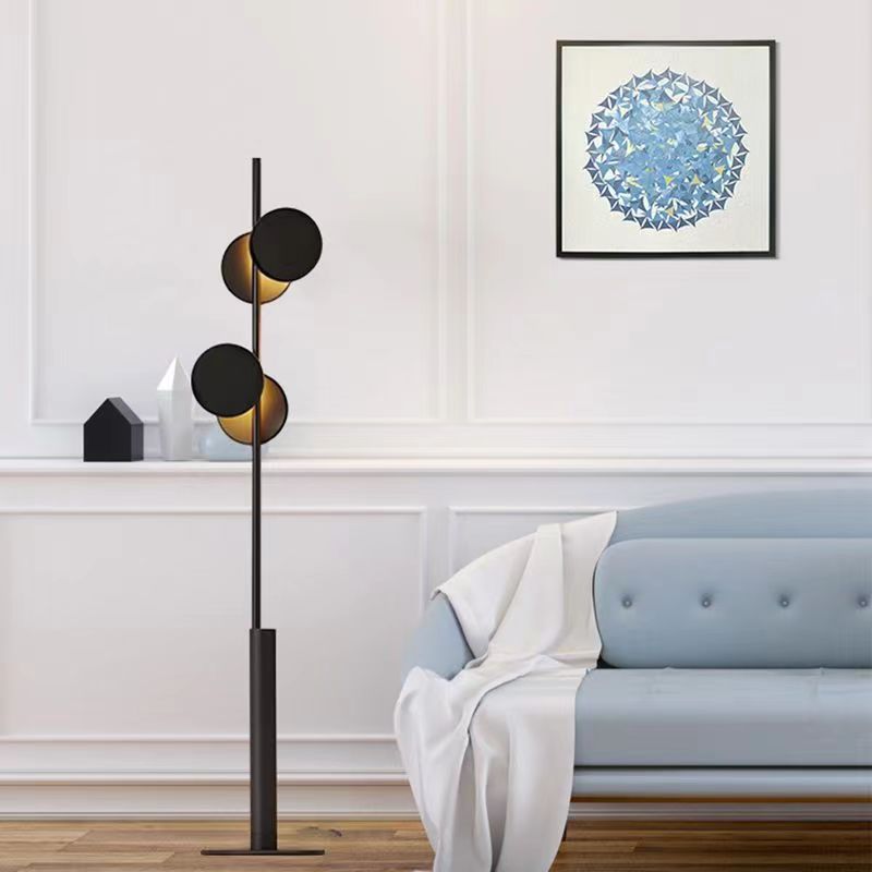Scandinavian Black Floor Lamp