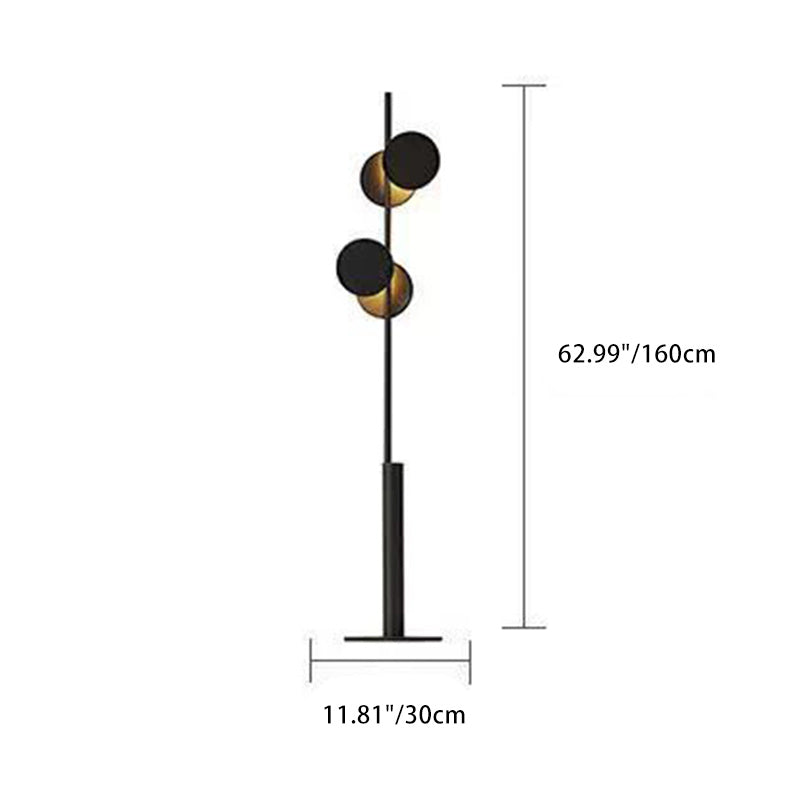 Scandinavian Black Floor Lamp