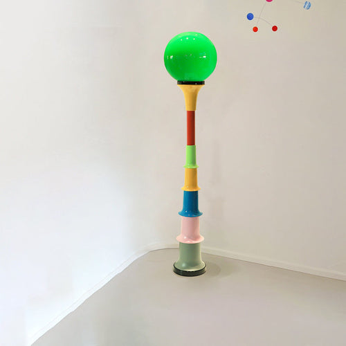 Contemporary Multicolor Floor Lamp