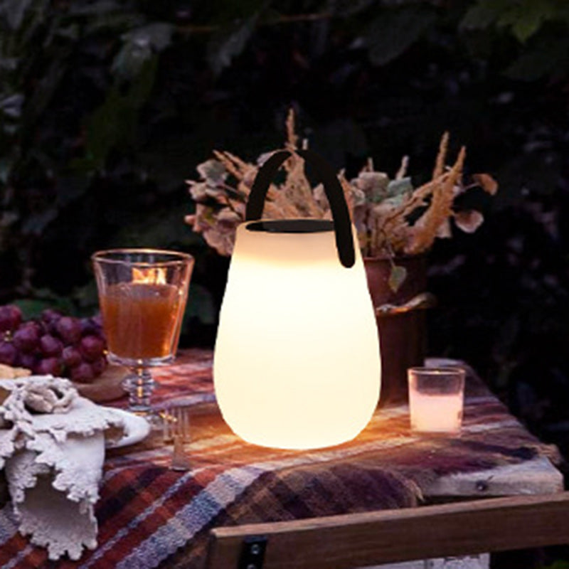 Modern Minimalist Solar Waterproof Portable PE Outdoor Light