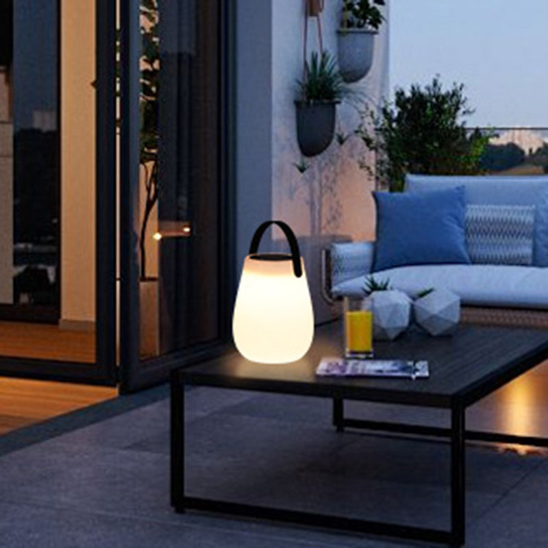 Modern Minimalist Solar Waterproof Portable PE Outdoor Light