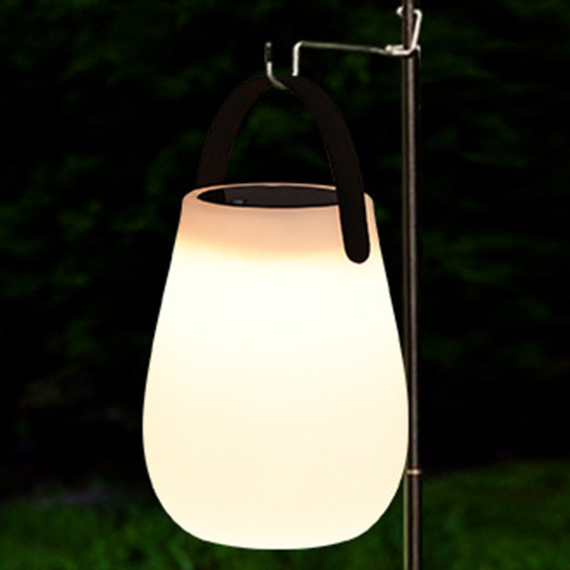 Modern Minimalist Solar Waterproof Portable PE Outdoor Light