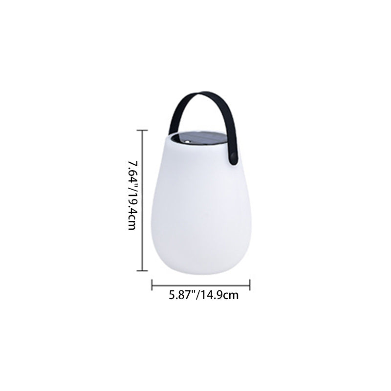 Modern Minimalist Solar Waterproof Portable PE Outdoor Light
