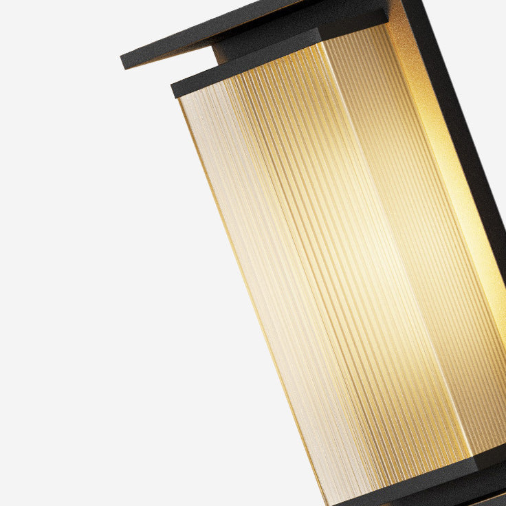 Modern Minimalist Waterproof Rectangle PC Wall Sconce