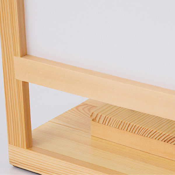 Japanese Natural Wood Floor Lamp