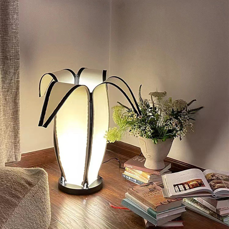 Vintage White Floor Lamp