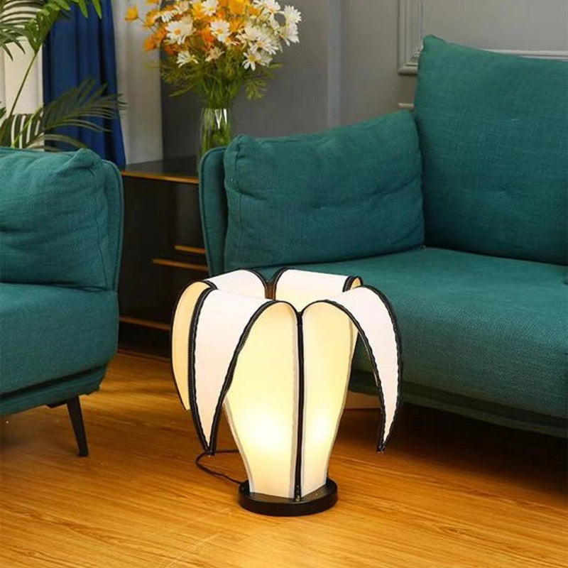 Vintage White Floor Lamp