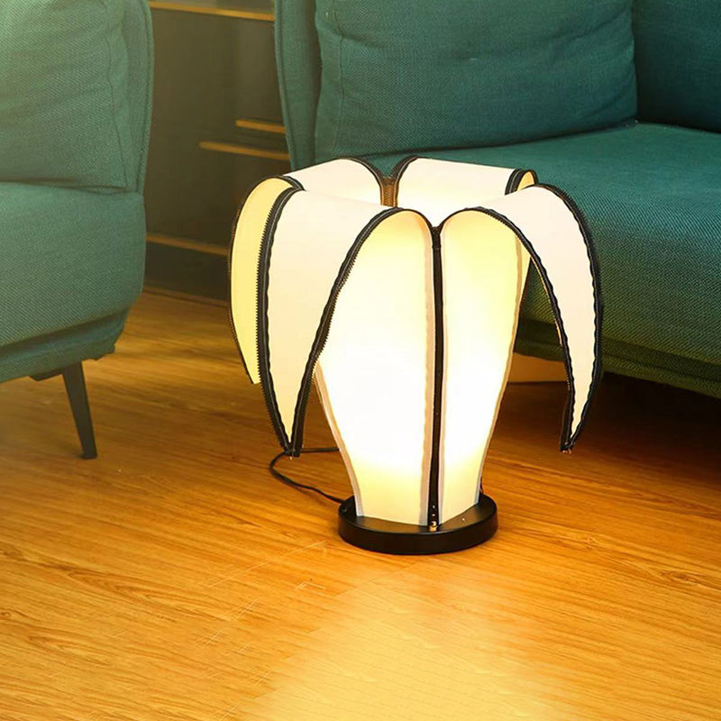 Vintage White Floor Lamp