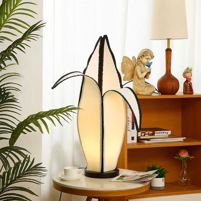 Vintage White Floor Lamp